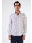 Mavi Erkek Slim Fit Çiçek Desenli Brent Yaka Uzun Kol Gömlek 1