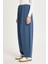Kadın Indigo Oversize Modal Kumaş Yumuşacık Pantalon 30004 1
