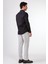 Siyah Düz Renk Uzun Kol Slim Fit Erkek Gömlek 3