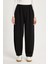Kadın Siyah Oversize Modal Kumaş Yumuşacık Pantalon 30004 5