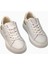 Estefania Altın Detaylı Platform Tabanlı Kadın Sneaker 5