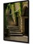 Çerçeve Görünümlü Yeşilin Rüyası Taş Merdivenler Dekoratif Ahşap Ev/işyeri/ofis Kare Tablo 2