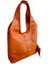 Randy Hakiki Deri Turuncu Omuz Çantası 2