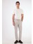 Gri Bağcıklı Slim Fit Jogger Erkek Pantolon 4
