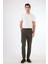 Haki Bağcıklı Slim Fit Jogger Erkek Pantolon 1