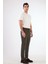 Haki Bağcıklı Slim Fit Jogger Erkek Pantolon 2