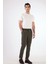 Haki Bağcıklı Slim Fit Jogger Erkek Pantolon 3