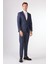 Lacivert Örgü Armürlü Slim Fit Casual Takım Elbise 3