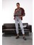 Gri Yüksek Bel Boyfit Jean 1