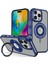 CPT90 iPhone 16 Pro Banza Magsafe Standlı Kapak - Lacivert 1