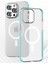 CPT90 iPhone 16 Pro Max Line Magsafe Kapak - Gri 4