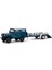 Nessiworld Greenlight 1/64 Hitch & Tow Series 31 - 1961 Nissan Patrol Hard Top With Utility Trailer 1