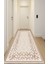 Krem Dijital Baskı Salon Halısı Kaymaz Tabanlı Yıkanabilir Halı Yolluk 2
