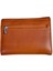 Turuncu Hakiki Deri Çok Bölmeli Cüzdan 2