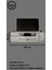 Mdf 2 Kapaklı 1 Çekmeceli 180 cm Genişliğinde Modern Tv Ünitesi Soft Beyaz Meşe 2