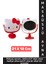 Dekoratif Hediye Sevimli Figür Hello Kitty Tasarımlı Komodin Makyaj Masası Masa Üstü Ayna 21 x 18 cm 1