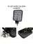 4 Adet 16 Ledli Off Road Çalışma ve Sis Lambası 48WATT 12 Volt 2