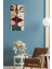Soyut Yüz Tasarımlı Mdf Dikdörtgen Duvar Saati 30X60 cm | Sessiz Mekanizma Uv Baskılı – USD118 4