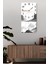 Mdf Dikdörtgen Duvar Saati 30X60 cm – Uv Baskı Modern Tasarım – USD115 2