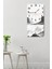 Mdf Dikdörtgen Duvar Saati 30X60 cm – Uv Baskı Modern Tasarım – USD115 7