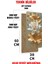 Mdf Dikdörtgen Dekoratif Duvar Saati – 30X60 cm Uv Baskı – USD126 5