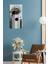 Mdf Dikdörtgen Saat – Modern Soyut Tasarım 30X60 Cm, Sessiz Mekanizmalı, Uv Baskılı – USD113 4