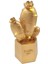LED Işıklı Sevimli Kaktüs Dekoratif Masa Lambası Mini Biblo Gece Lambası Gold 3