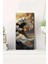 Mdf Dikdörtgen Dalga Desenli Duvar Saati – 30X60 cm Uv Baskı – USD112 1
