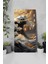 Mdf Dikdörtgen Dalga Desenli Duvar Saati – 30X60 cm Uv Baskı – USD112 6