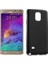 ESLIFETECH26AKSESUAR Samsung Galaxy Note4 Uyumlu Silikon Arka Koruma Kılıf Siyah 2