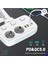 Akım Korumalı 2’li Ayrı Anahtarlı Priz, 2x Priz, 3x Usb, 1x Type-C, 2 mt Kablo, Hızlı Şarj 2