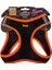 Doggie Havalı Dokuma Neon Küçük Irk Köpek Göğüs Tasması Large Turuncu 42-48 cm 1
