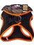 Doggie Havalı Dokuma Neon Küçük Irk Köpek Göğüs Tasması Large Turuncu 42-48 cm 2