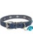 Cattie Gerçek Deriden Taşlı Kedi Boyun Tasması Medium Royal Mavi 1X20-23 cm 3