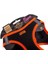 Doggie Havalı Dokuma Neon Küçük Irk Köpek Göğüs Tasması Medium Turuncu 38-44 cm 3