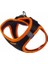 Doggie Havalı Dokuma Neon Küçük Irk Köpek Göğüs Tasması Medium Turuncu 38-44 cm 4