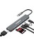 Macbook ile Uyumlu Usb-C Hub Çoklayıcı Hdmı/sd Card/micro Sd/usb 2.0/usb 3.0/usb-C/pd 100WATT / Bağlantı Port USB Çoklayıcı Adaptör (7-In -1 Multi Hub Hdmı) 1