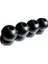 Kong Goodie Ribbon Çoklu Top Şeklinde Köpek Oyuncağı Large Siyah 2