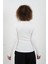 Ekru Uzun Kol Damla Yaka Bluz 4