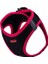 Doggie Havalı Dokuma Neon Küçük Irk Köpek Göğüs Tasması Large Pembe 42-48 cm 5