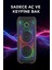 D64 Siyah Rgb Ledli Dahili Kablosuz Mikrofon Kumandalı Radyolu Bluetooth Hoparlör Speaker 2
