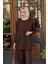Pantolonlu Takım W-6932 Kahve 3