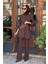 Pantolonlu Takım 10002521111025 Kahve 1