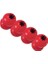 Kong Goodie Ribbon Çoklu Top Şeklinde Köpek Oyuncağı Medium Kırmızı 2