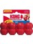 Kong Goodie Ribbon Çoklu Top Şeklinde Köpek Oyuncağı Small Kırmızı 5