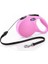 Flexi New Classic Ip Otomatik Köpek Gezdirme Tasması Medium Pembe 8 mt 1