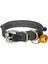 Cattie Boncuklu Deri Küçük Irk Köpek ve Kedi Boyun Tasması Xsmall Siyah 1X12-16 cm 5