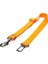 Doggie Dokuma Emniyet Kemerli Köpek Gezdirme Tasma Aparatı Medium Turuncu 2.5X50-80 cm 2