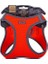 Doggie Havalı Dokuma Reflektör Küçük Irk Köpek Göğüs Tasması Small Turuncu 32-38 cm 5