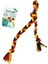 Euro Dog Düğümlü Diş Ipi Köpek Oyuncağı Sarı/siyah/kırmızı 42 cm 2